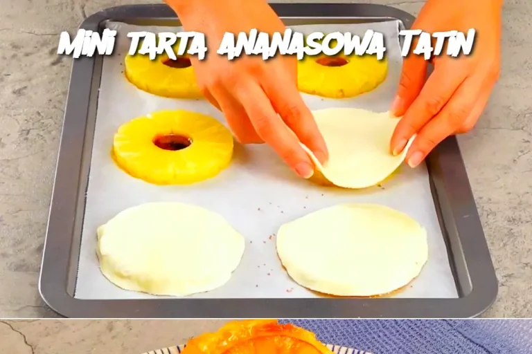 Mini tarta ananasowa Tatin