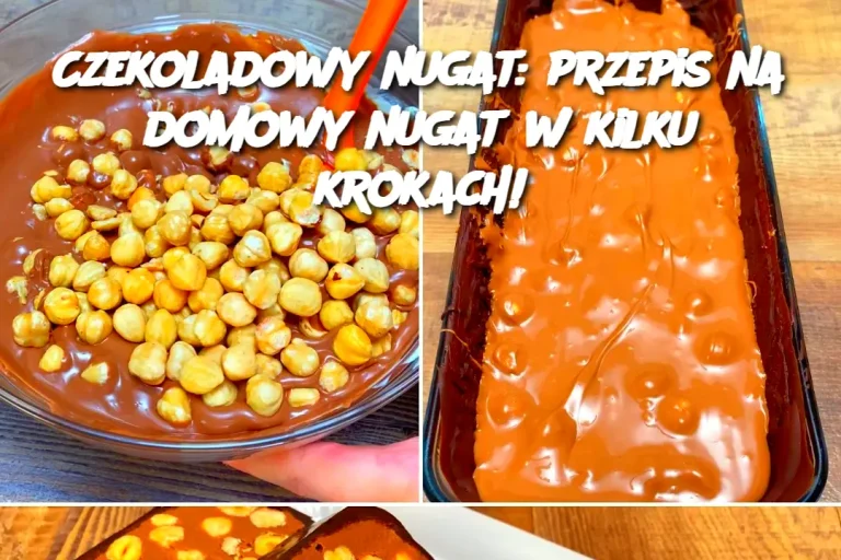 Czekoladowy nugat: przepis na domowy nugat w kilku krokach!