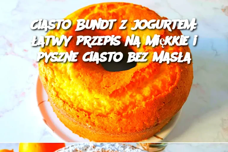 Ciasto Bundt z jogurtem: łatwy przepis na miękkie i pyszne ciasto bez masła