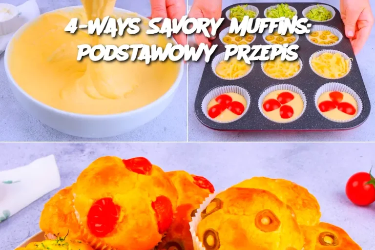 4-Ways Savory Muffins: Podstawowy Przepis