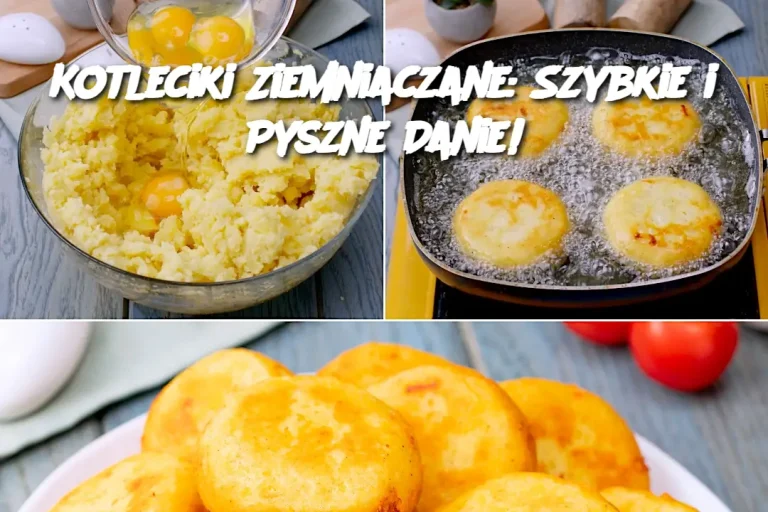 Kotleciki Ziemniaczane: Szybkie i Pyszne Danie!