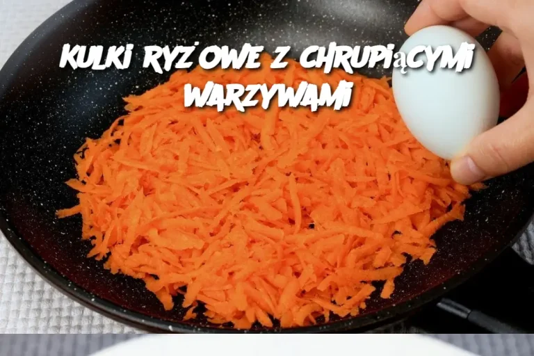 Kulki ryżowe z chrupiącymi warzywami