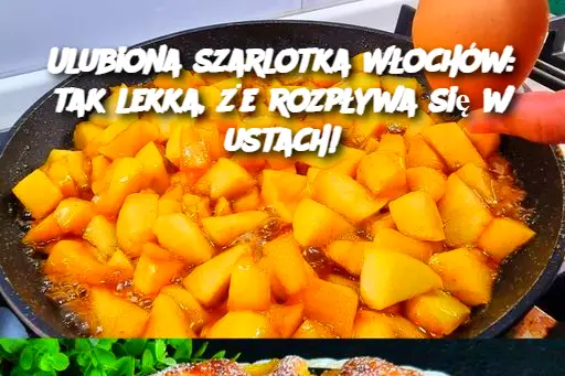 Ulubiona szarlotka Włochów: tak lekka, że ​​rozpływa się w ustach!