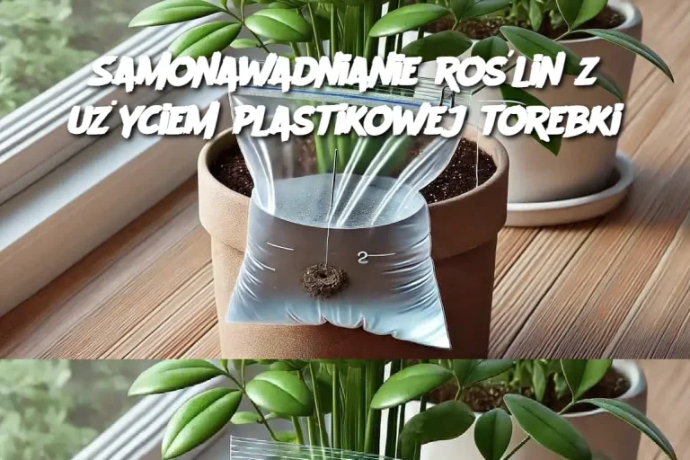 Samonawadnianie roślin z użyciem plastikowej torebki