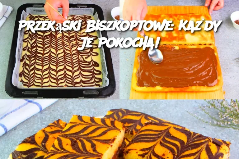 Przekąski Biszkoptowe: Każdy Je Pokocha!