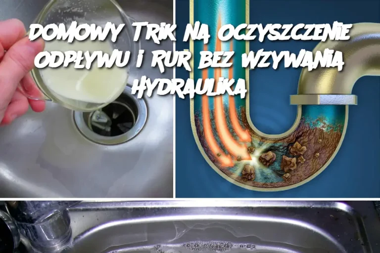 Domowy Trik na Oczyszczenie Odpływu i Rur bez Wzywania Hydraulika