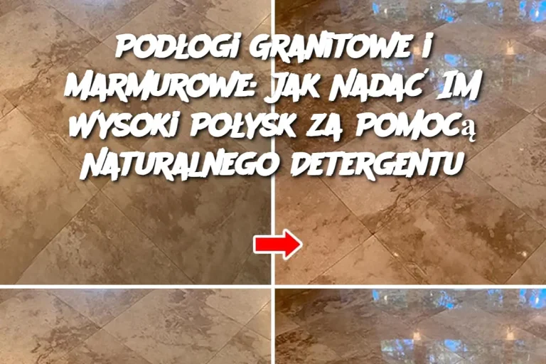 Podłogi Granitowe i Marmurowe: Jak Nadać Im Wysoki Połysk za Pomocą Naturalnego Detergentu