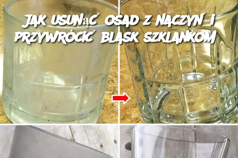 Jak usunąć osad z naczyń i przywrócić blask szklankom?