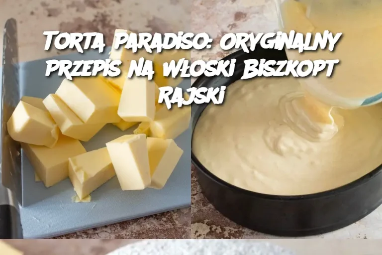 Torta Paradiso: Oryginalny Przepis na Włoski Biszkopt Rajski