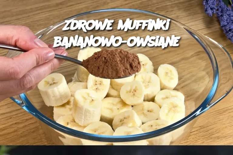 Zdrowe muffinki bananowo-owsiane