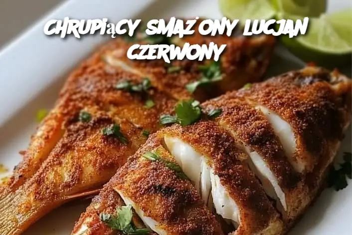 Chrupiący smażony lucjan czerwony