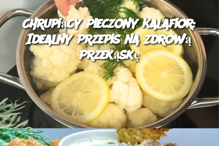 Chrupiący Pieczony Kalafior: Idealny Przepis na Zdrową Przekąskę