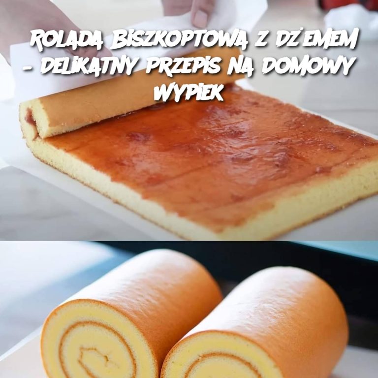 Rolada Biszkoptowa z Dżemem – Delikatny Przepis na Domowy Wypiek