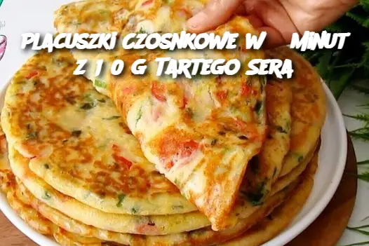 Placuszki Czosnkowe w 5 Minut z 150 g Tartego Sera