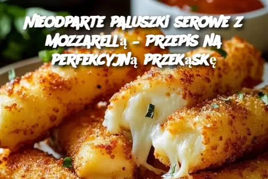 Nieodparte paluszki serowe z mozzarellą – Przepis na perfekcyjną przekąskę