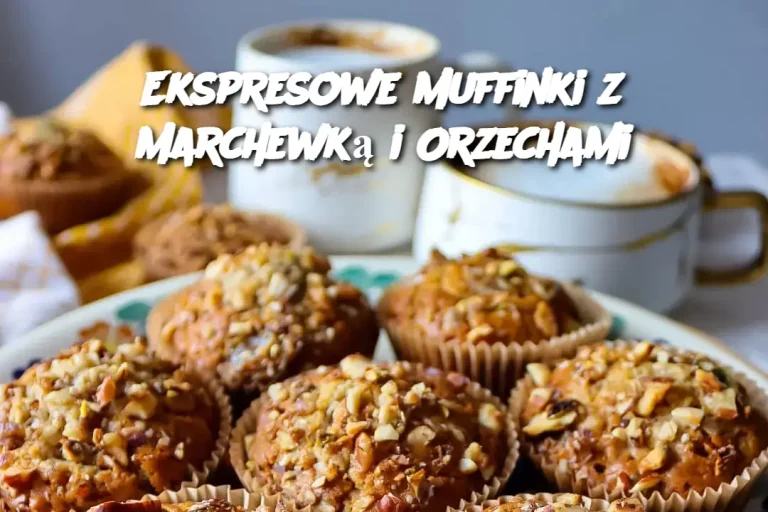 Ekspresowe Muffinki z Marchewką i Orzechami