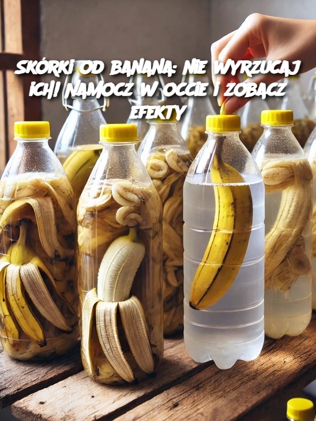 Skórki od banana: nie wyrzucaj ich! Namocz w occie i zobacz efekty