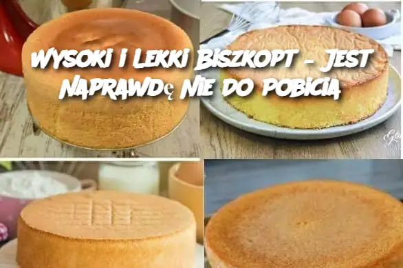 Wysoki i Lekki Biszkopt – Jest Naprawdę Nie Do Pobicia