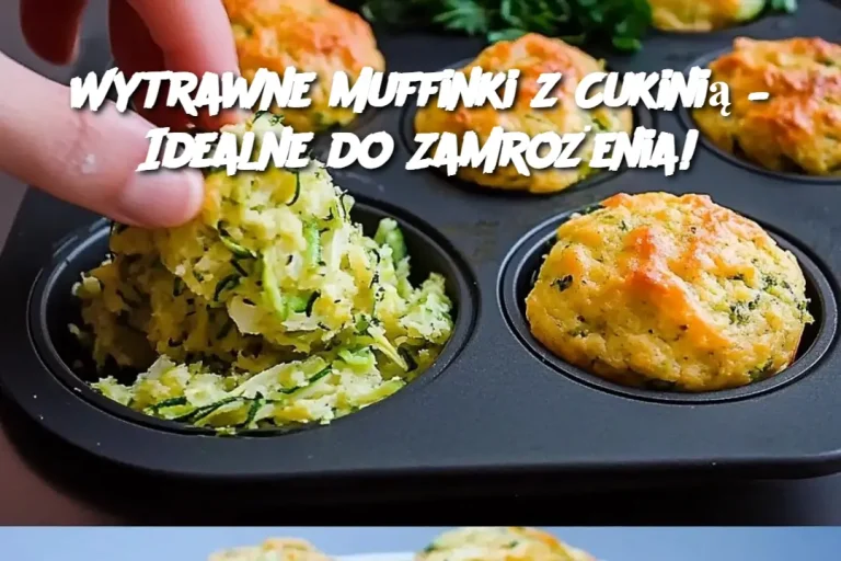 Wytrawne Muffinki z Cukinią – Idealne do Zamrożenia!