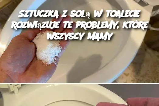 Sztuczka z solą w toalecie rozwiązuje te problemy, które wszyscy mamy