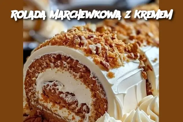 Rolada Marchewkowa z Kremem