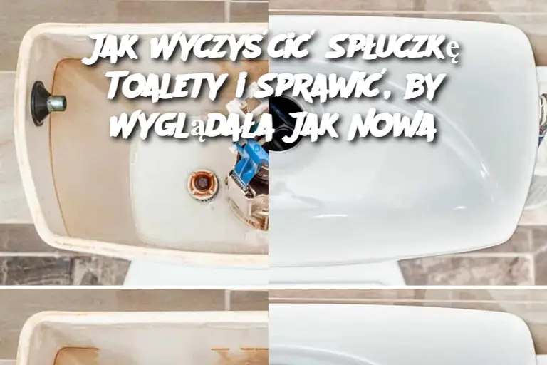 Jak Wyczyścić Spłuczkę Toalety i Sprawić, by Wyglądała Jak Nowa