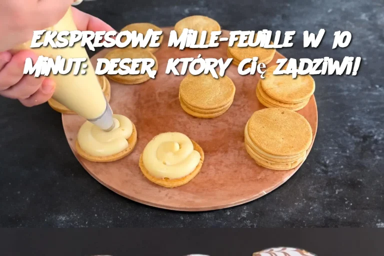 Ekspresowe Mille-feuille w 10 minut: deser, który Cię zadziwi!