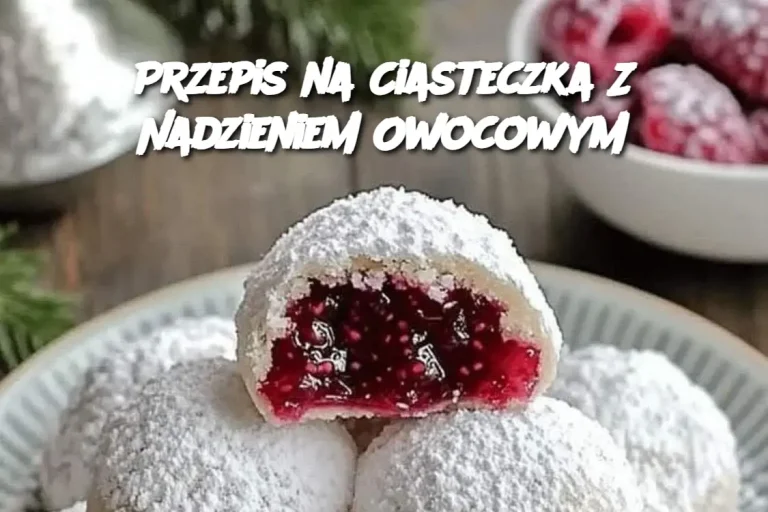 Przepis na Ciasteczka Z Nadzieniem Owocowym