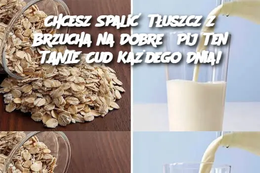 Chcesz Spalić Tłuszcz z Brzucha na Dobre? Pij Ten TANIE Cud Każdego Dnia!