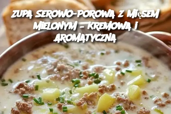 Zupa Serowo-Porowa z Mięsem Mielonym – Kremowa i Aromatyczna