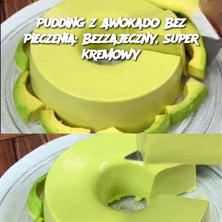 Pudding z Awokado Bez Pieczenia: Bezzajeczny, Super Kremowy