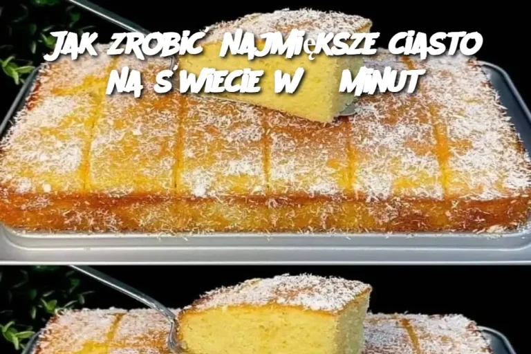 Jak zrobić najmiększe ciasto na świecie w 5 minut