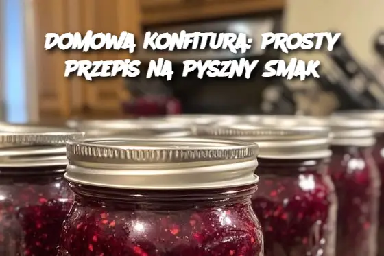 Domowa Konfitura: Prosty Przepis na Pyszny Smak