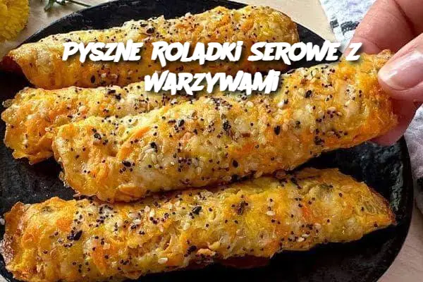 Pyszne Roladki Serowe z Warzywami