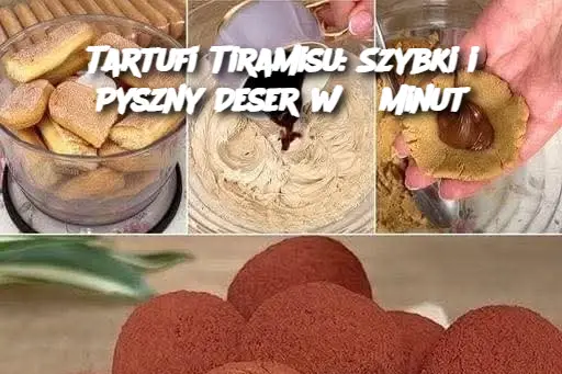 Tartufi Tiramisu: Szybki i Pyszny Deser w 5 Minut