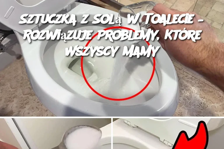 Sztuczka z Solą w Toalecie – Rozwiązuje Problemy, Które Wszyscy Mamy