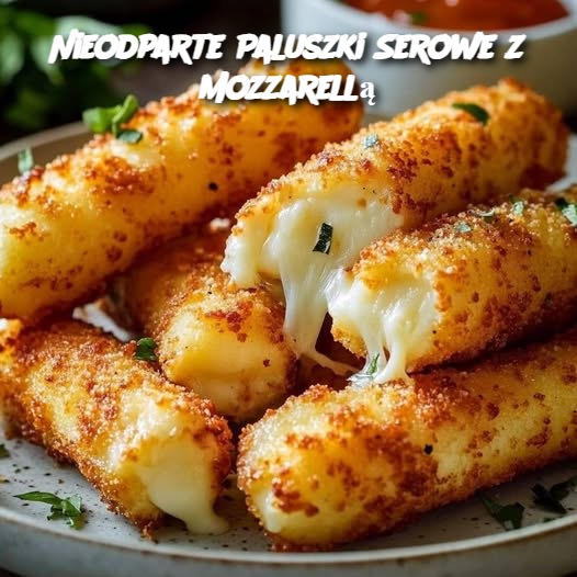 Nieodparte Paluszki Serowe z Mozzarellą