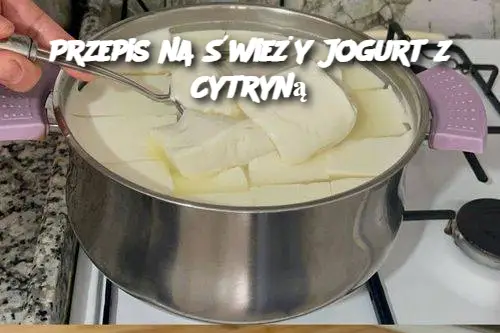 Przepis na Świeży Jogurt z Cytryną