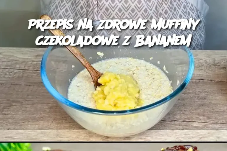 Przepis na Zdrowe Muffiny Czekoladowe z Bananem