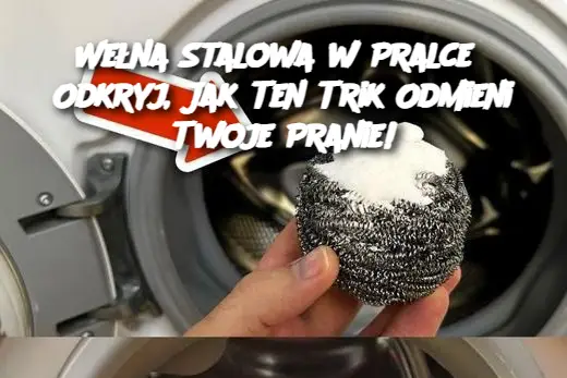 Wełna Stalowa w Pralce? Odkryj, Jak Ten Trik Odmieni Twoje Pranie!