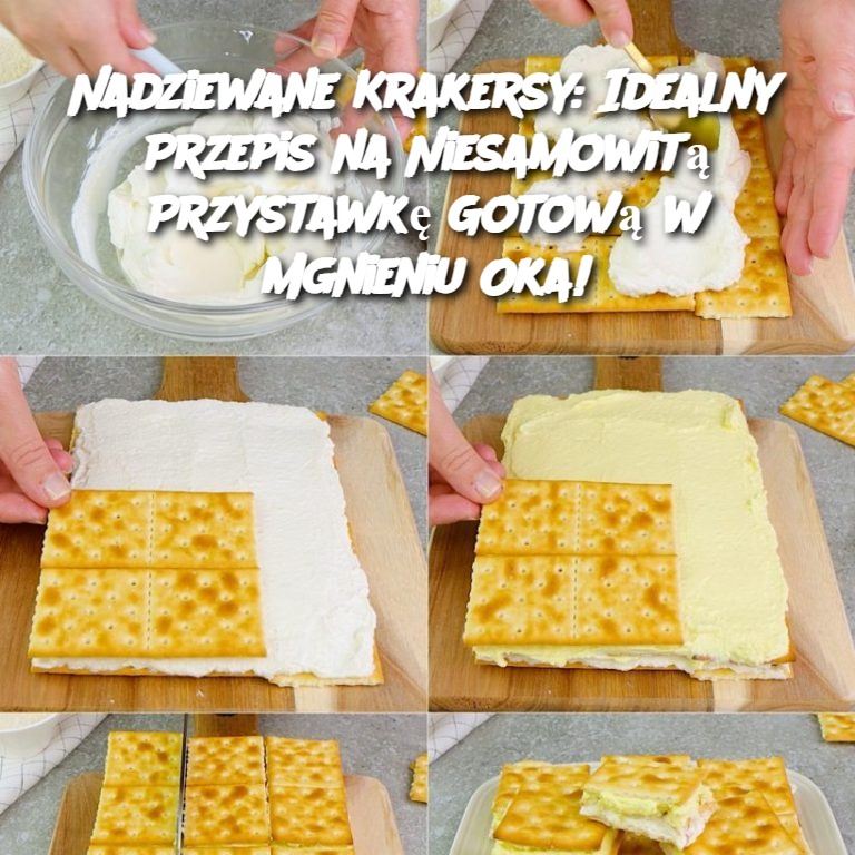 Nadziewane Krakersy: Idealny Przepis na Niesamowitą Przystawkę Gotową w Mgnieniu Oka!