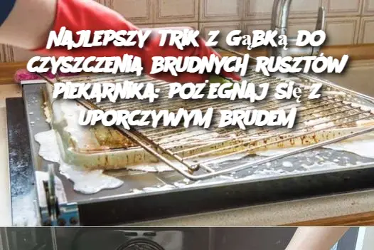 Najlepszy trik z gąbką do czyszczenia brudnych rusztów piekarnika: pożegnaj się z uporczywym brudem