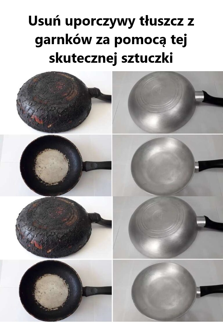 Usuń uporczywy tłuszcz z garnków za pomocą tej skutecznej sztuczki