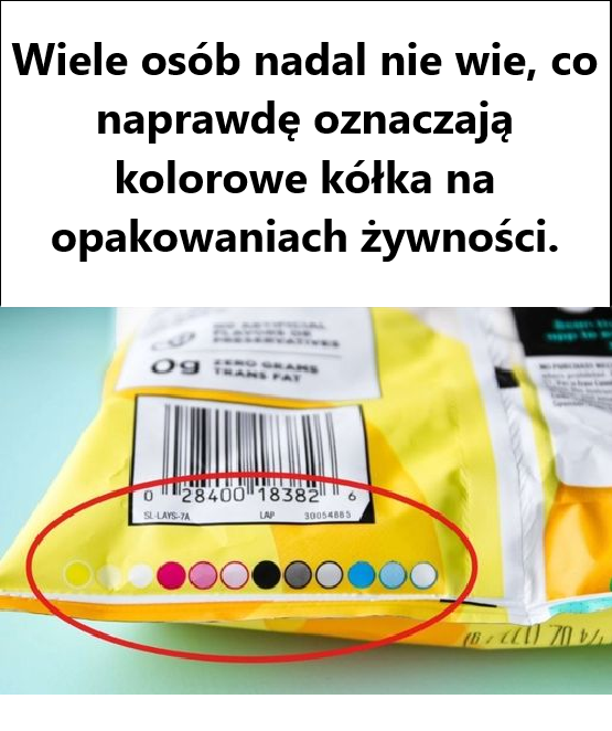 Co tak naprawdę oznaczają kolorowe kółka na opakowaniach żywności