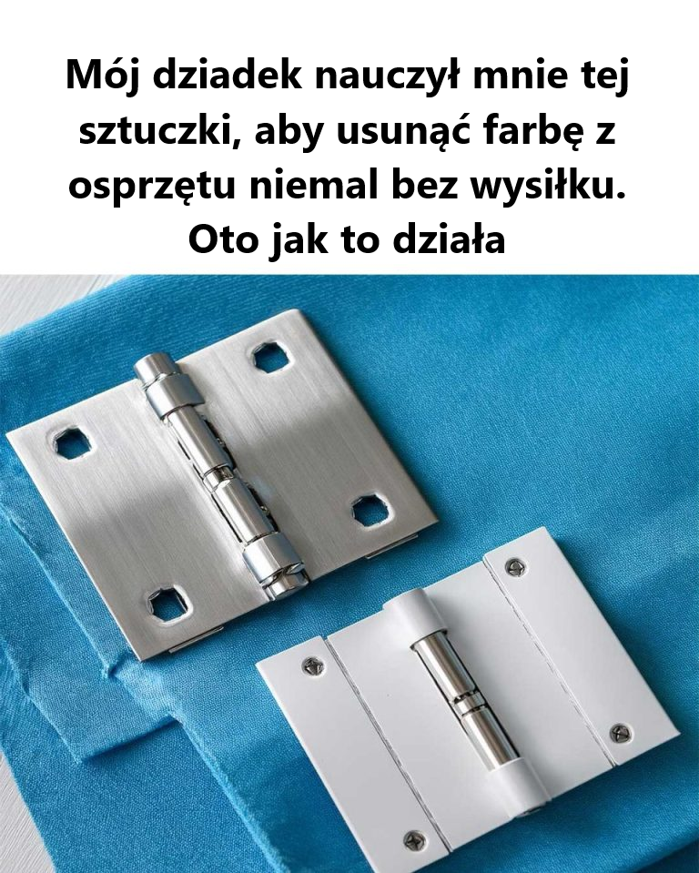 Mój dziadek nauczył mnie tej sztuczki, aby usunąć farbę z osprzętu niemal bez wysiłku. Oto jak to działaMój dziadek nauczył mnie tej sztuczki, aby usunąć farbę z osprzętu niemal bez wysiłku. Oto jak to działa