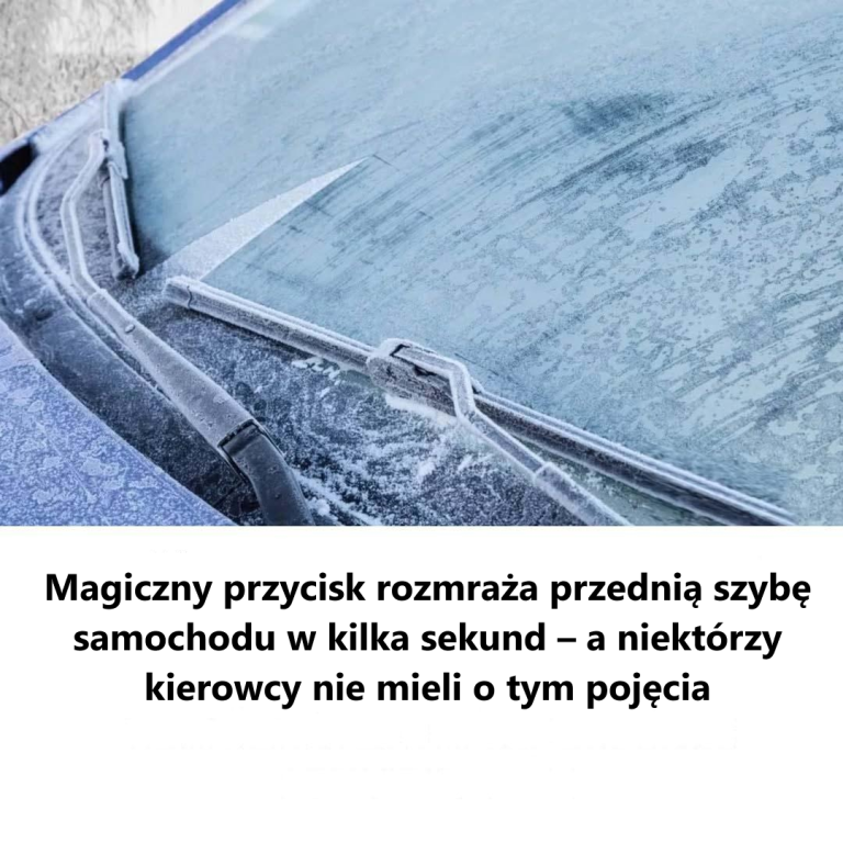 Magiczny” przycisk rozmraża przednią szybę samochodu w ciągu kilku sekund – a niektórzy kierowcy nie mieli o tym pojęcia