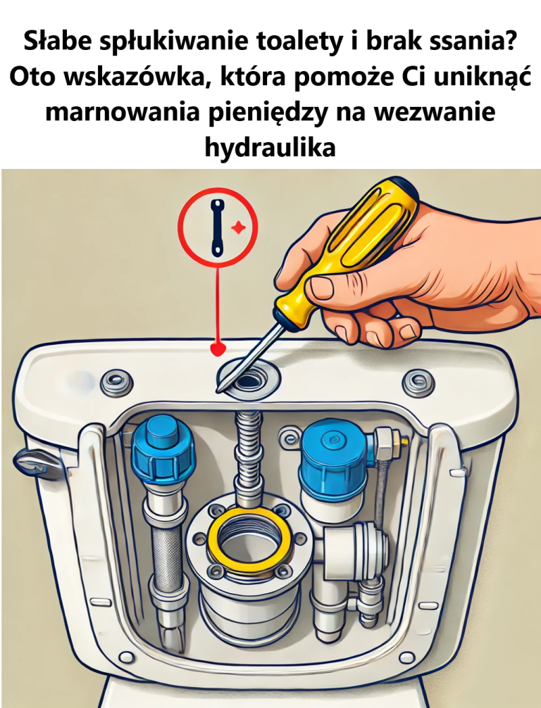 Słabe spłukiwanie toalety i brak ssania? Oto wskazówka, która pomoże Ci uniknąć marnowania pieniędzy na wezwanie hydraulika