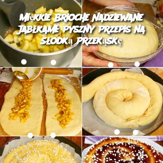 Miękkie Brioche Nadziewane Jabłkami: Pyszny Przepis na Słodką Przekąskę