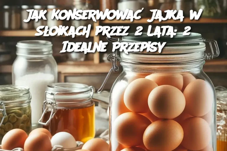 Jak Konserwować Jajka w Słoikach przez 2 Lata: 2 Idealne Przepisy