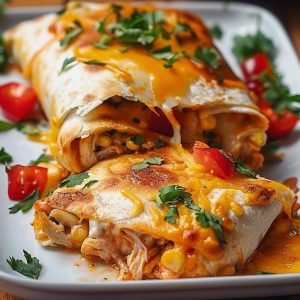 Chimichangas z pieczonym kurczakiem Chi-Chi